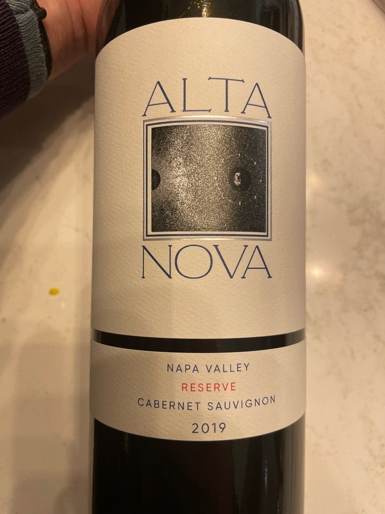 2019 Alta Nova Cellars Cabernet Sauvignon Reserve, USA, California ...