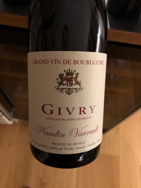 2016 Naudin-Varrault Givry, France, Burgundy, Côte Chalonnaise, Givry ...