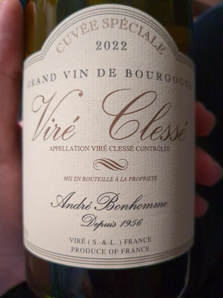 2023 Domaine André Bonhomme Viré-Clessé Cuvée Spéciale - CellarTracker
