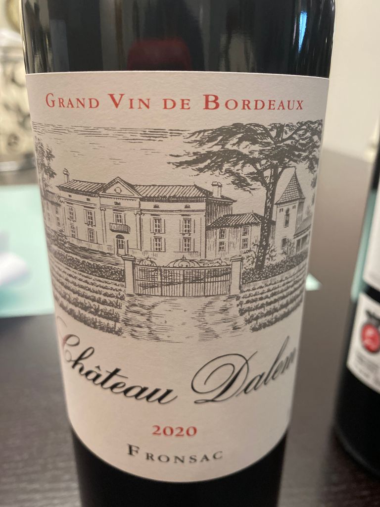2020 Château Dalem, France, Bordeaux, Libournais, Fronsac CellarTracker