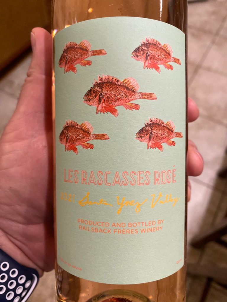 2021 Railsback Frères Les Rascasses Rosé, USA, California, Central ...
