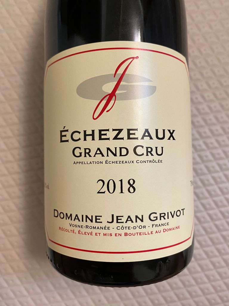 2018 Domaine Jean Grivot Echezeaux - CellarTracker