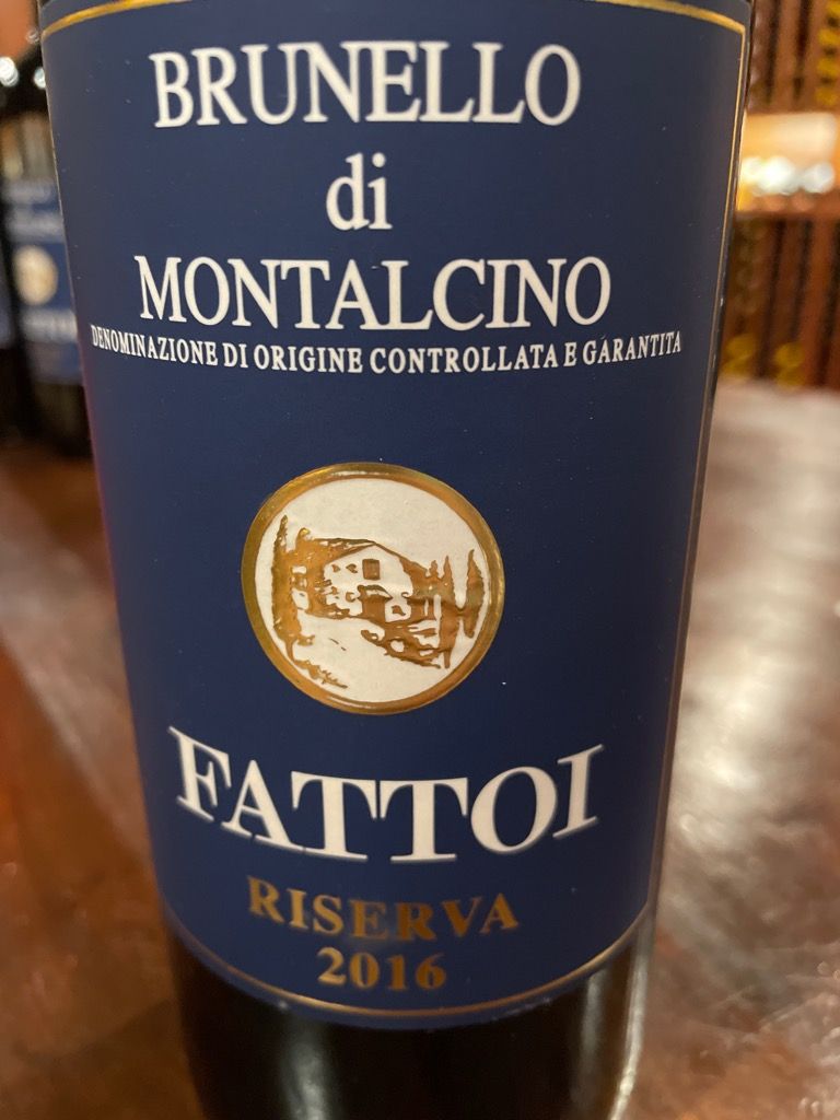 2016 Fattoi Brunello di Montalcino Riserva, Italy, Tuscany, Montalcino ...