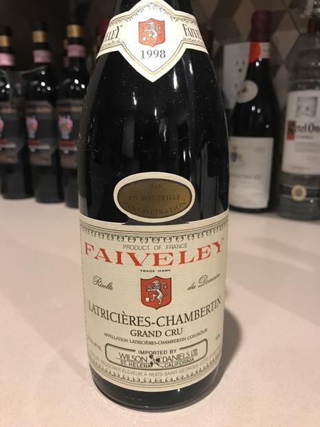 1998 Faiveley Latricières-Chambertin - CellarTracker