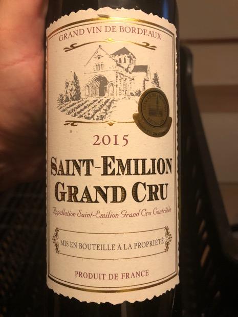 2016 Union des Producteurs de Saint-Émilion St. Émilion Grand Cru