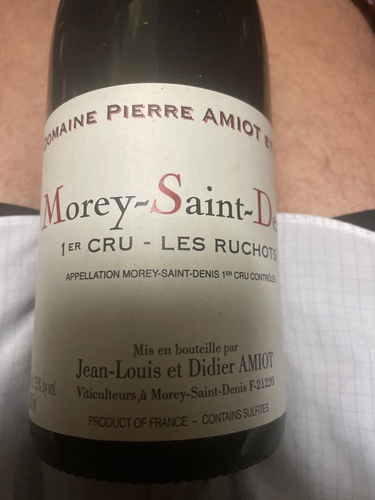 ワイン Morey-St-Denis 2005 Cru Les Ruchots 2005 Domaine Amiot et Fils Morey St. Denis 1er Cru Les