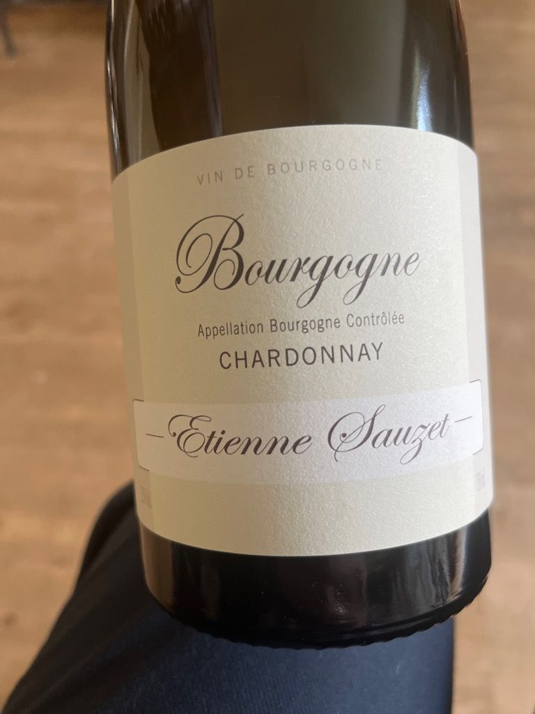 2020 Etienne Sauzet Chardonnay Bourgogne - CellarTracker