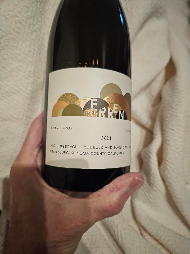 2021 Ferren Wines Chardonnay Sonoma Coast, USA, California, Sonoma ...