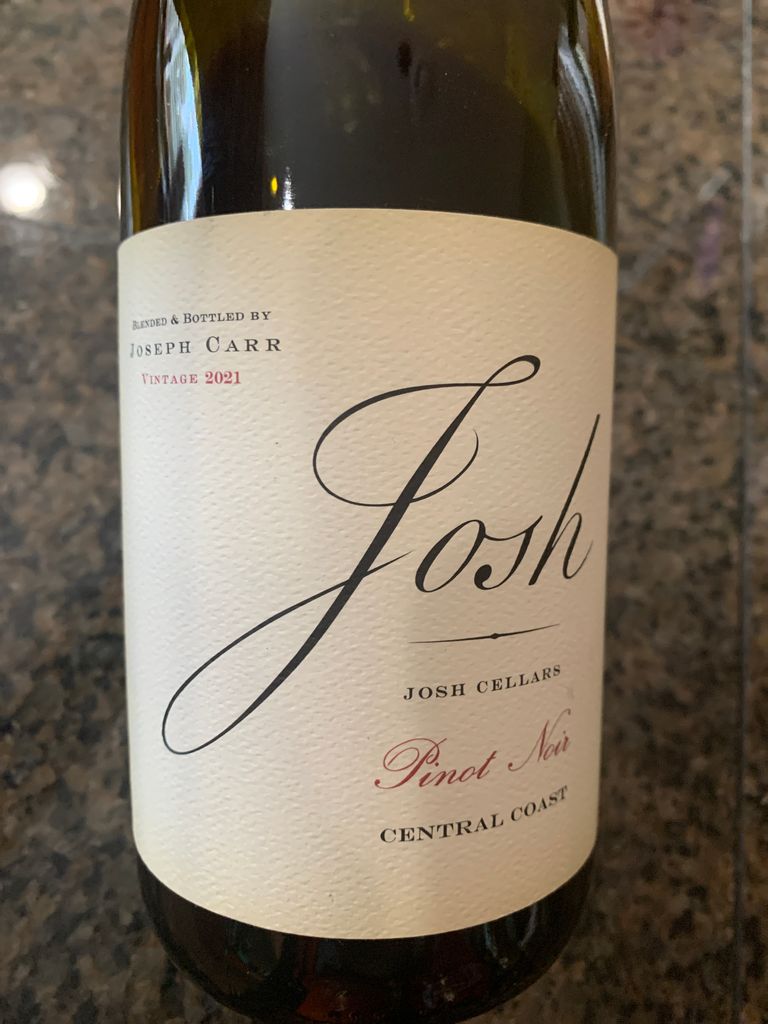 2021 josh cellars pinot noir central coast usa california central