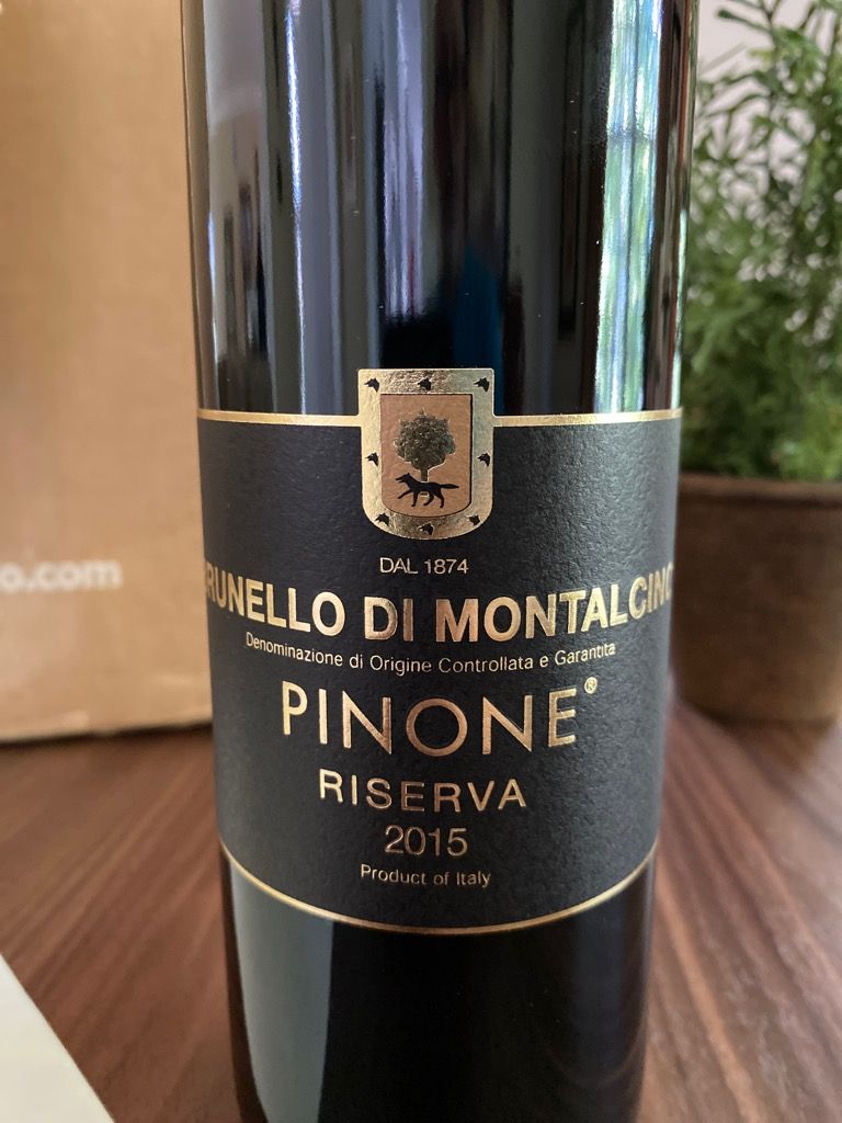 2015 Pinino Brunello di Montalcino Pinone Riserva, Italy, Tuscany ...