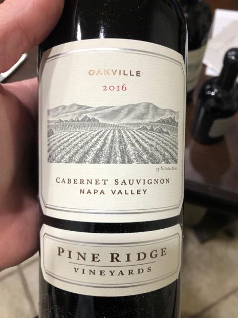 2016 Pine Ridge Vineyards Cabernet Sauvignon Oakville, USA ...