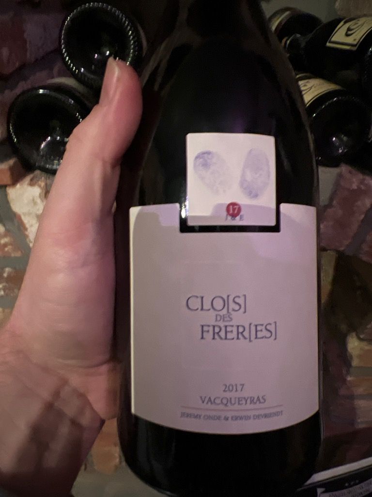 2018 Domaine Les Ondines Vacqueyras Clos des Freres Cuvee J & E, France ...