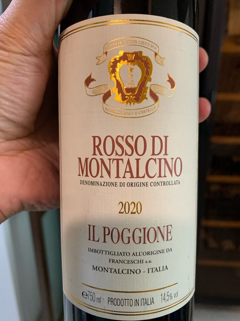 2020 Il Poggione (Proprietá Franceschi) Rosso di Montalcino Leopoldo ...