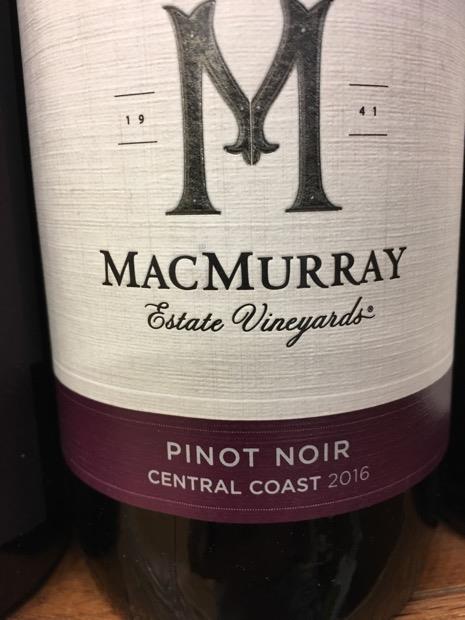 2012 MacMurray Ranch Pinot Noir Central Coast - CellarTracker