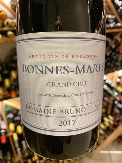 2017 Domaine Bruno Clair Bonnes Mares - CellarTracker