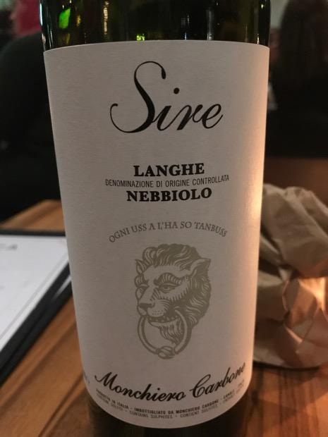 2021 Monchiero Carbone Nebbiolo Sire, Italy, Piedmont, Langhe, Langhe ...