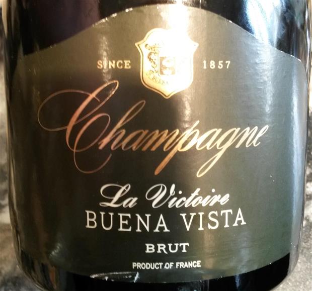 NV Buena Vista Champagne La Victoire, France, Champagne CellarTracker