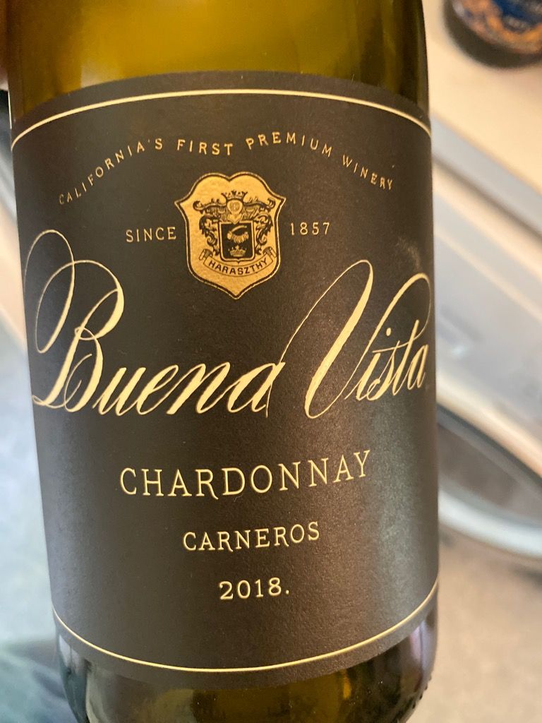 2018 Buena Vista Chardonnay, USA, California, North Coast CellarTracker