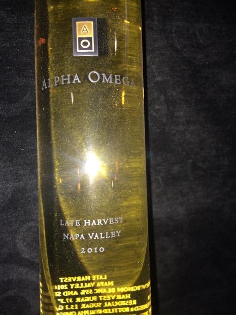 2010 Alpha Omega Late Harvest CellarTracker