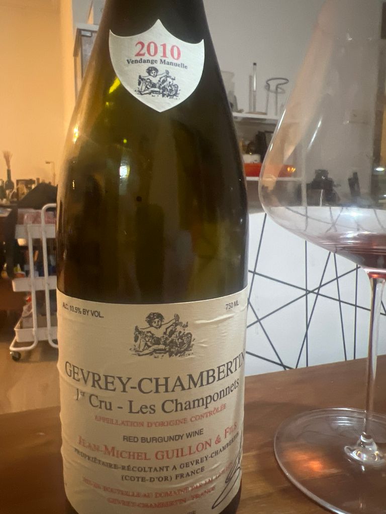 2010 Jean-Michel Guillon Gevrey-Chambertin 1er Cru Champonnets