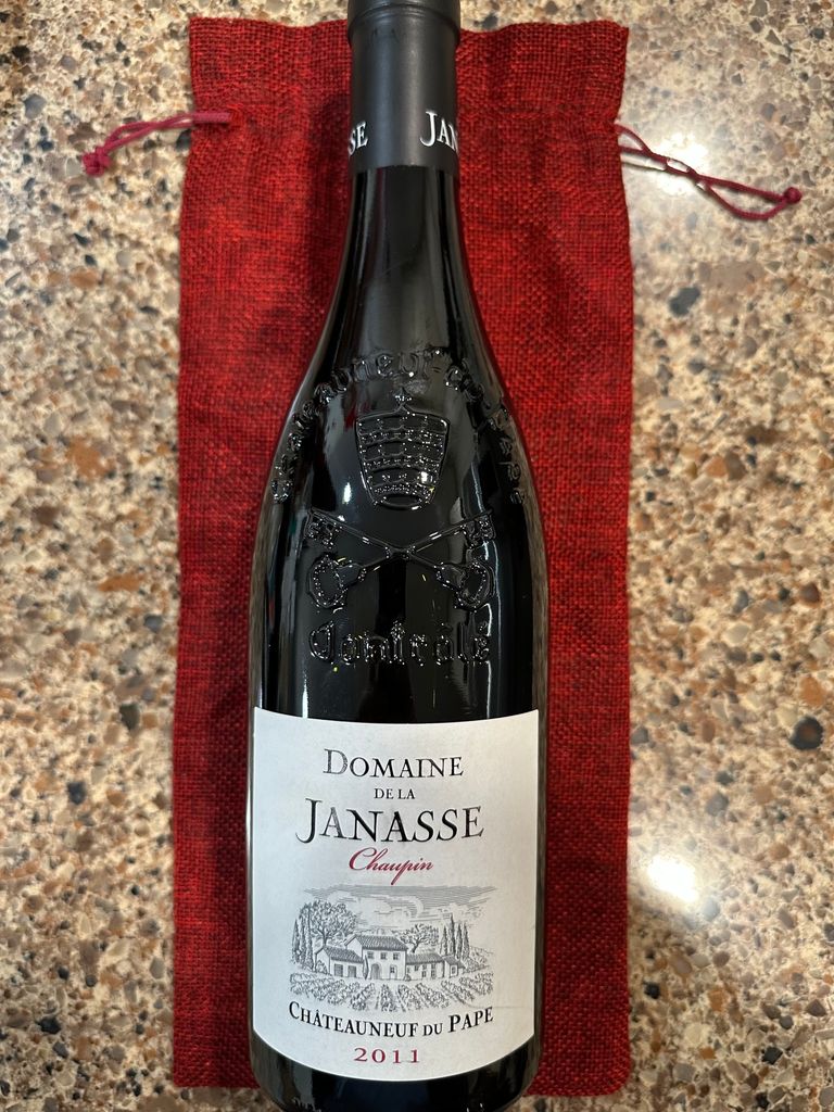 Janasse 2012 Châteauneuf du Pape 750ml 2011 Domaine de la Janasse Chateauneuf-du-Pape Cuvee Chaupin