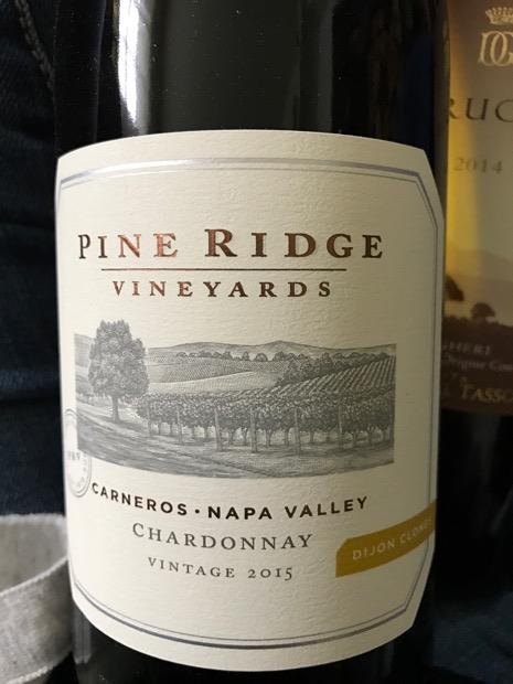 2015 Pine Ridge Vineyards Chardonnay Dijon Clones, USA ...