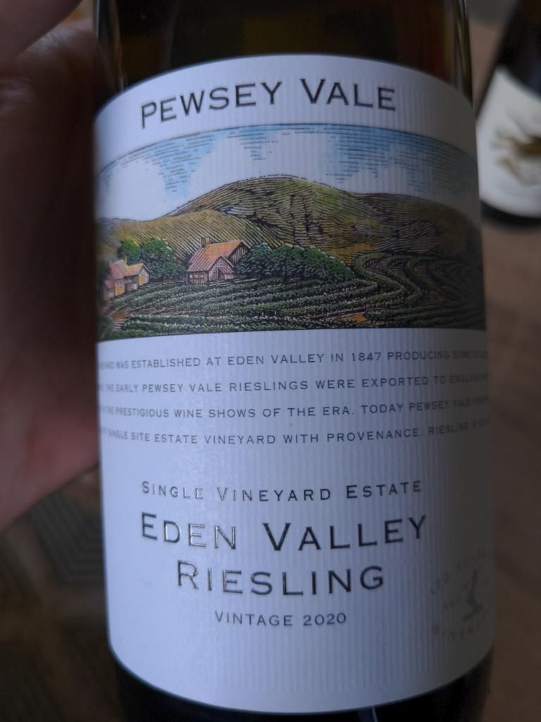 2019 Pewsey Vale Vineyard Eden Valley Riesling Pewsey Vale, Australia