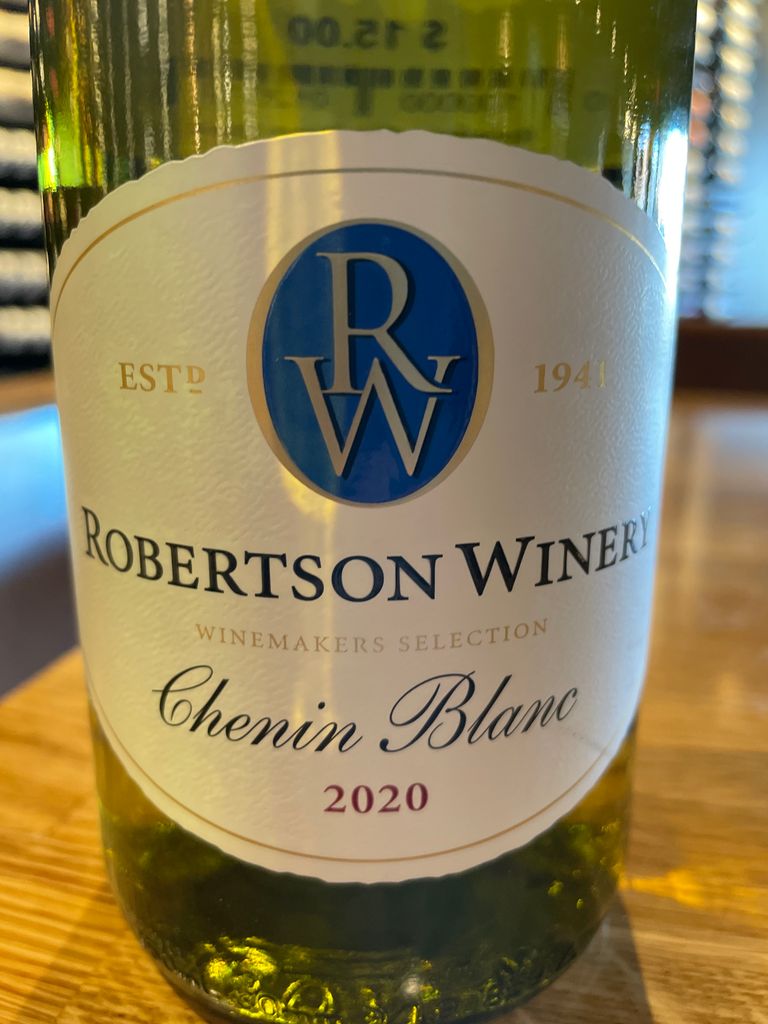 2020 Robertson Winery Chenin Blanc - CellarTracker