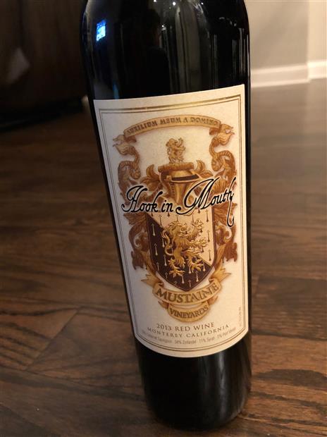 2013 Mustaine Vineyards Hook in Mouth, USA, California, South Coast ...