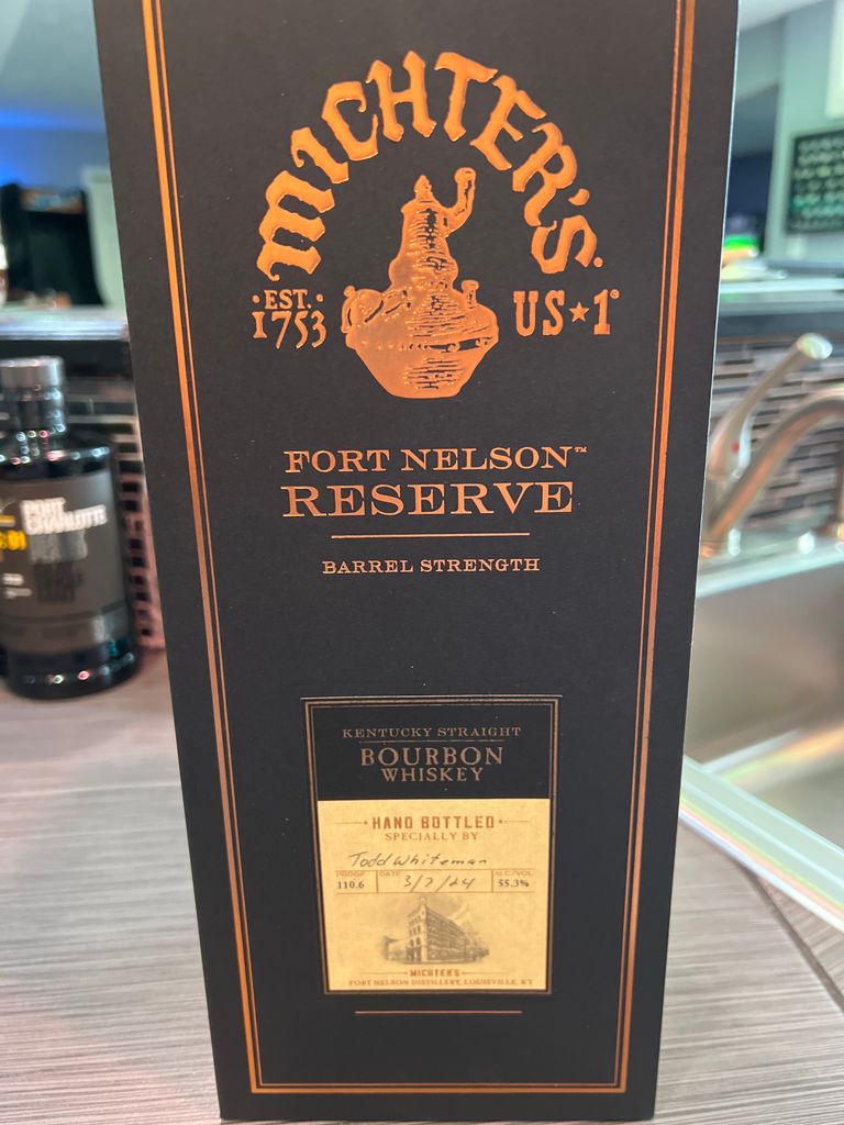 2021 Michter's Barrel Strength US1 Bottle Your Own Fort Nelson Reserve ...