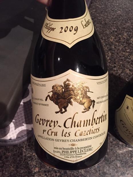 2010 Philippe Leclerc Gevrey-Chambertin Les Platières - CellarTracker