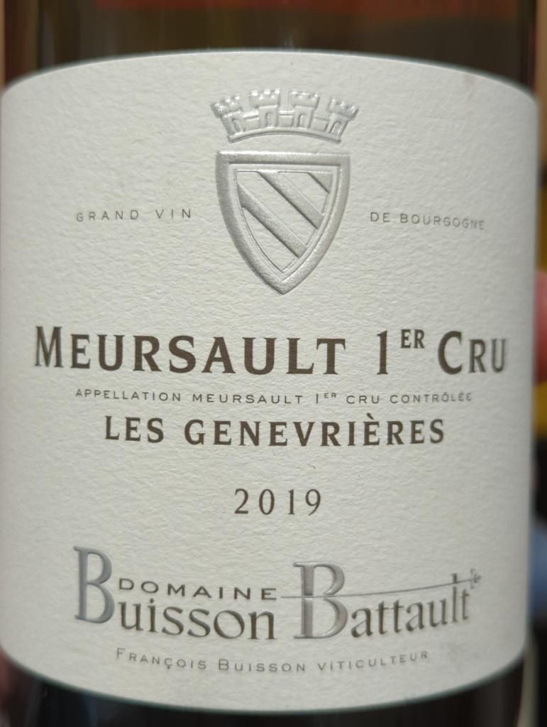2019 Domaine BuissonBattault Meursault 1er Cru Gouttes d'Or, France