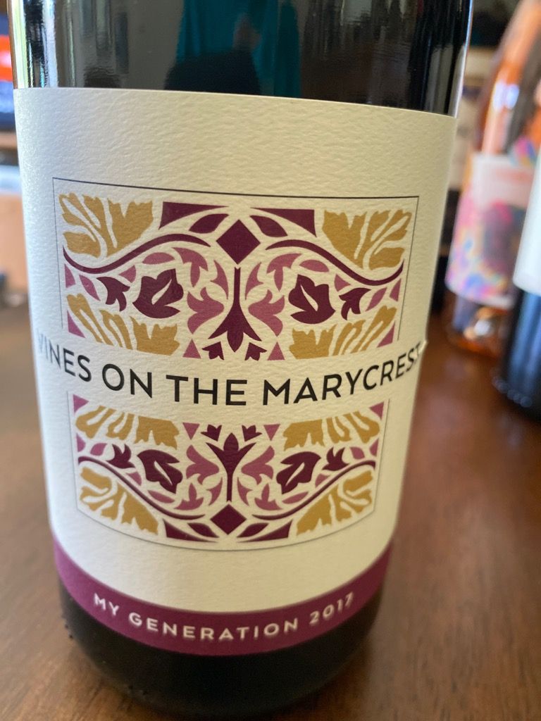 2017 Vines On The Marycrest My Generation, USA, California, Central