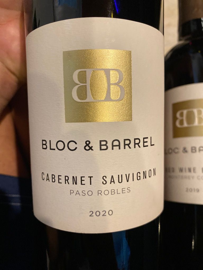 2019 Bloc & Barrel Sauvignon, USA, California, Central Coast
