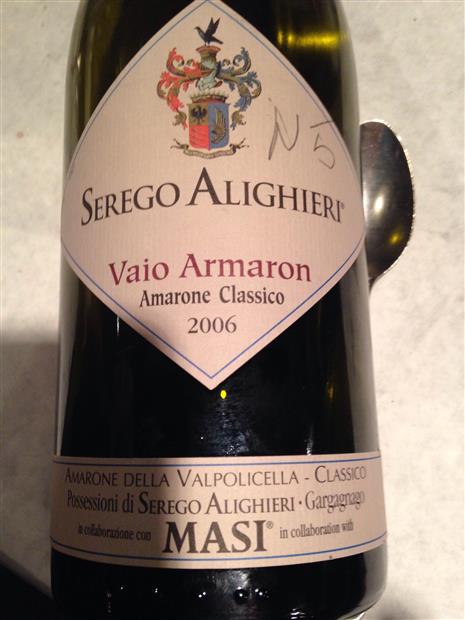 1998 Masi Amarone della Valpolicella Classico Ser go Alighieri