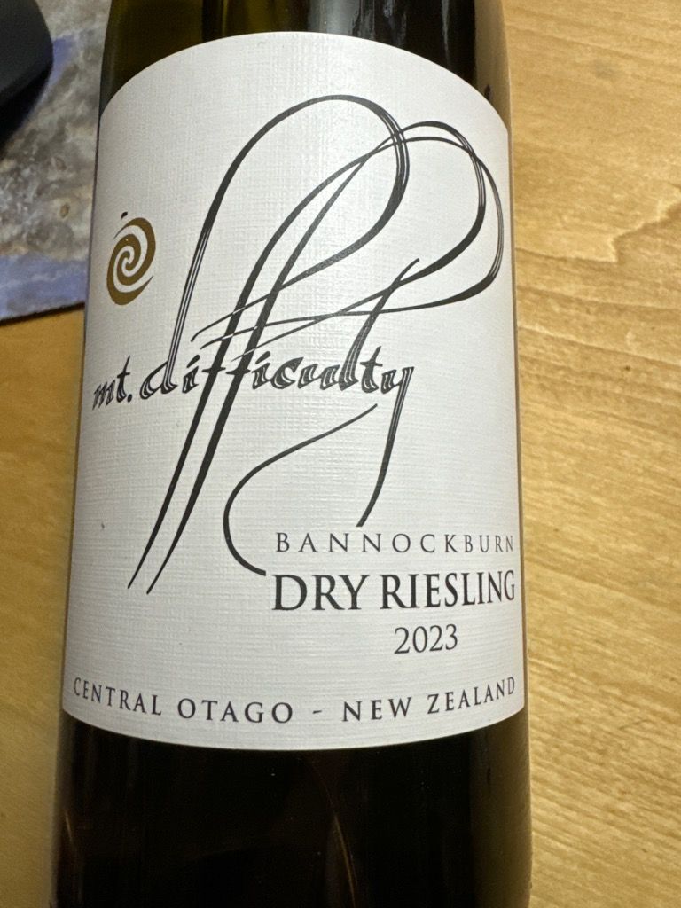2025 Mt. Difficulty Dry Riesling, New Zealand, South Island, Otago ...