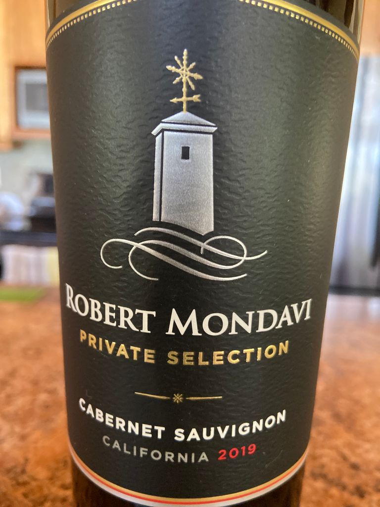 2019 Robert Mondavi Winery Cabernet Sauvignon Private