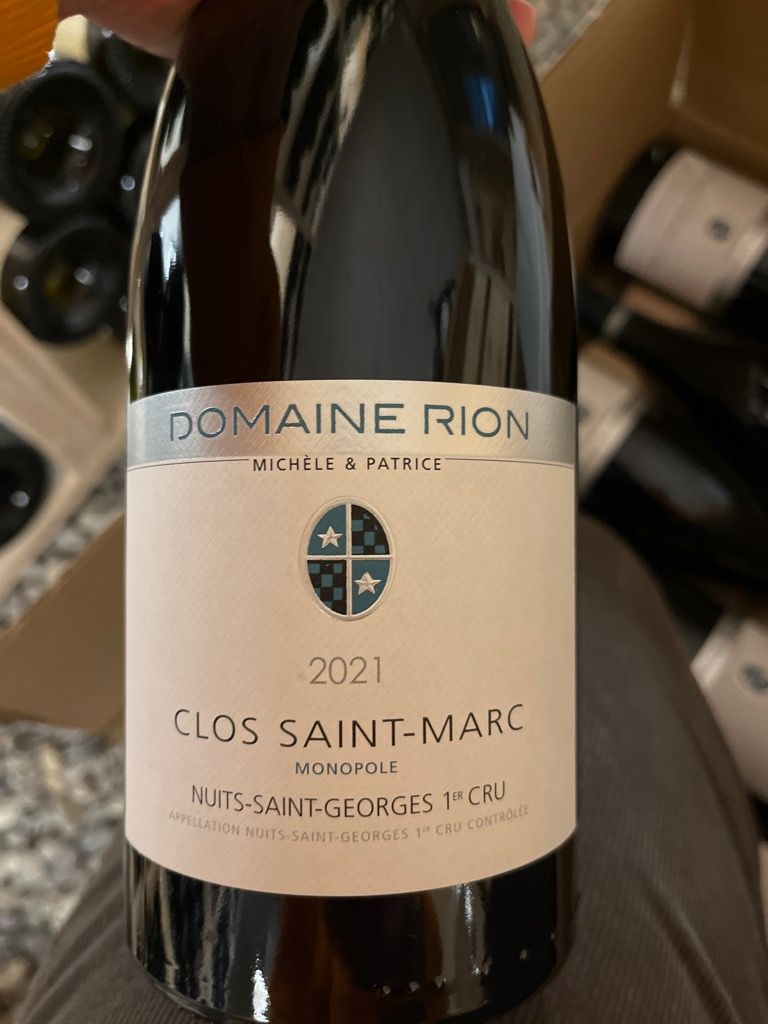 2023 Domaine Rion Nuits St. Georges 1er Cru Clos St. Marc