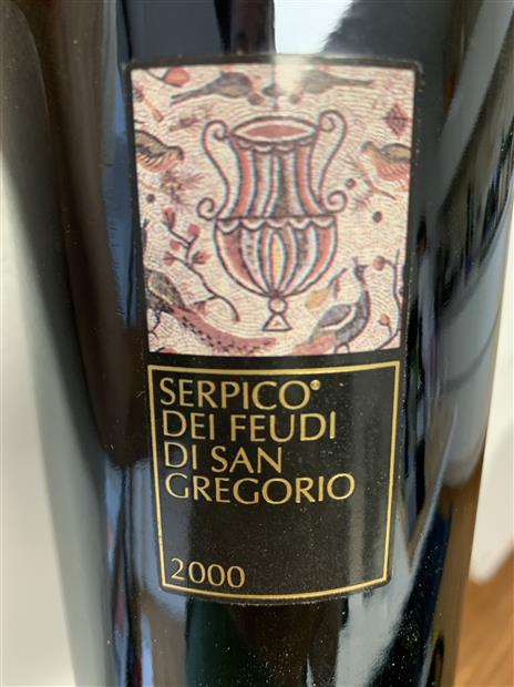2000 Feudi di San Gregorio Irpinia Serpico - CellarTracker