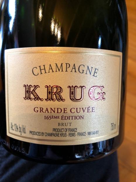 NV Krug Champagne Brut Grande Cuvée Edition 165eme, France 