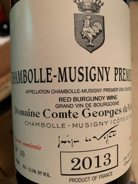 2012 Domaine Comte Georges de Vogüé Chambolle-Musigny 1er