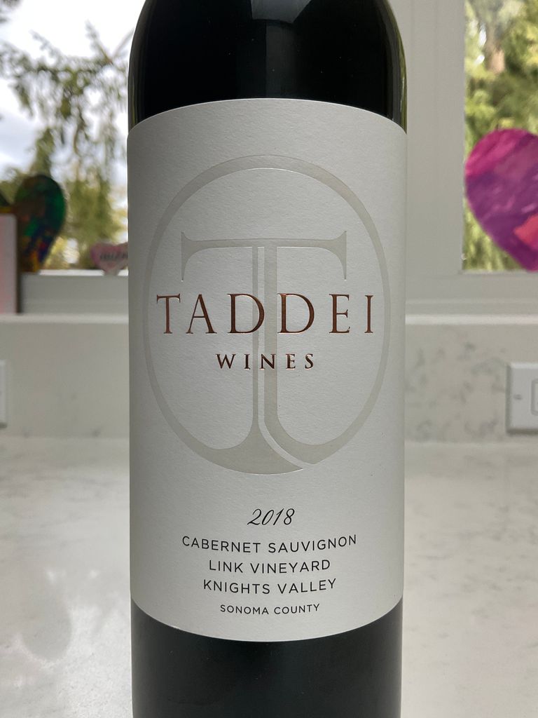2020 Taddei Wines Cabernet Sauvignon Link Vineyard - CellarTracker