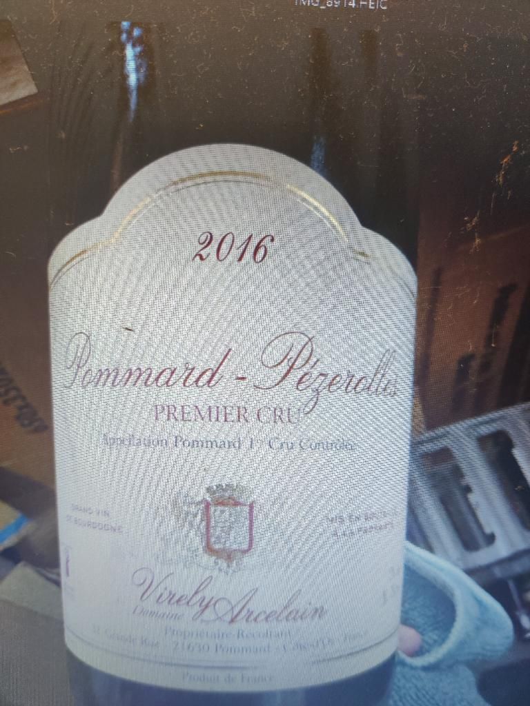 1996 Domaine Virely Arcelain Pommard 1er Cru Pommard - Pezerolles