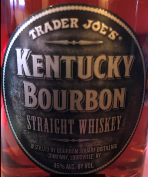 NV Trader Joe's (Bourbon Square Distilling Co.) Kentucky Straight ...