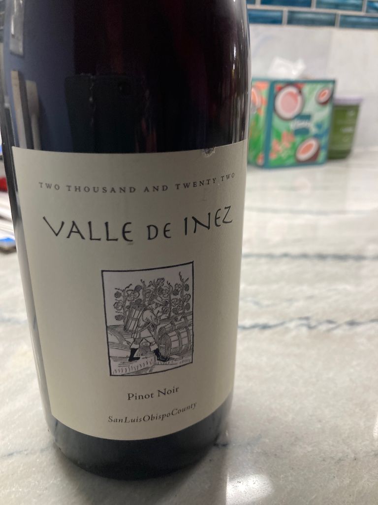 2022 Valle de Inez Pinot Noir - CellarTracker