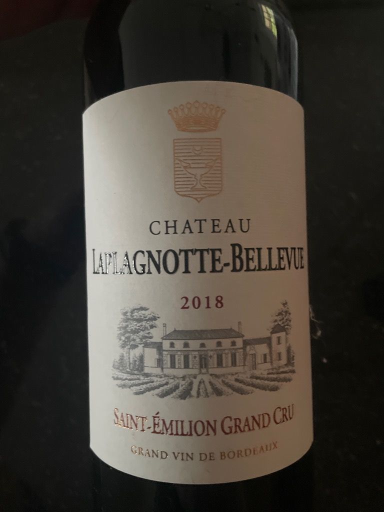 2018 Château LaplagnotteBellevue, France, Bordeaux, Libournais, St. Émilion Grand Cru