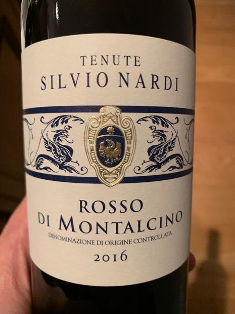 2016 Tenute Silvio Nardi Rosso di Montalcino, Italy, Tuscany ...