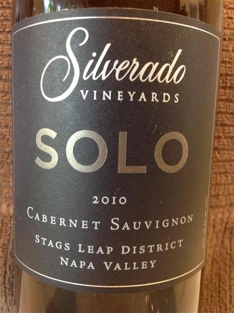 2004 Silverado Vineyards Cabernet Sauvignon Solo - CellarTracker