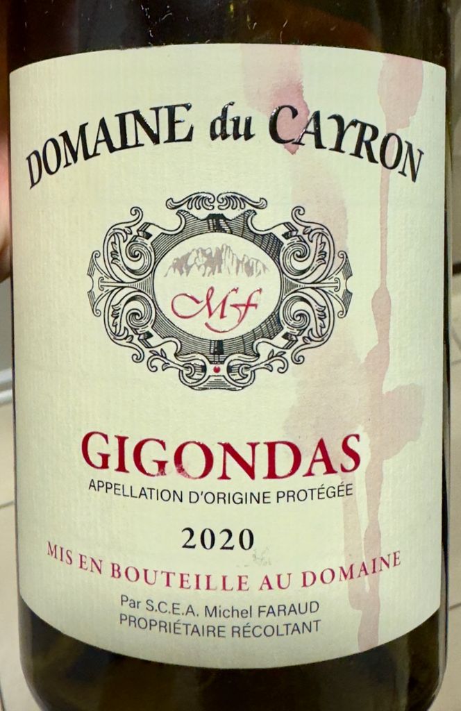 2015 Domaine du Cayron Gigondas - CellarTracker