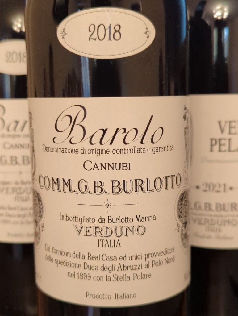 2018 Comm. G.B. Burlotto Barolo Cannubi, Italy, Piedmont, Langhe ...